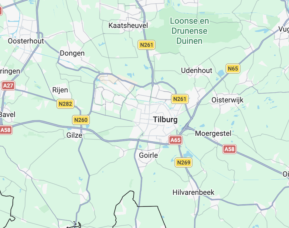 Werkgebied Stuc013 — Tilburg en omstreken